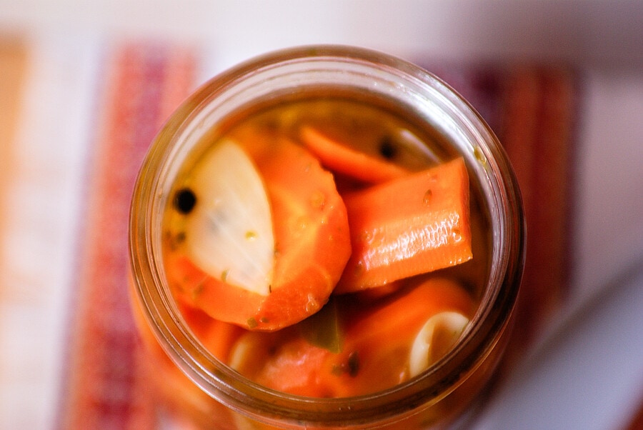 Authentic Mexican Pickled Carrots 
