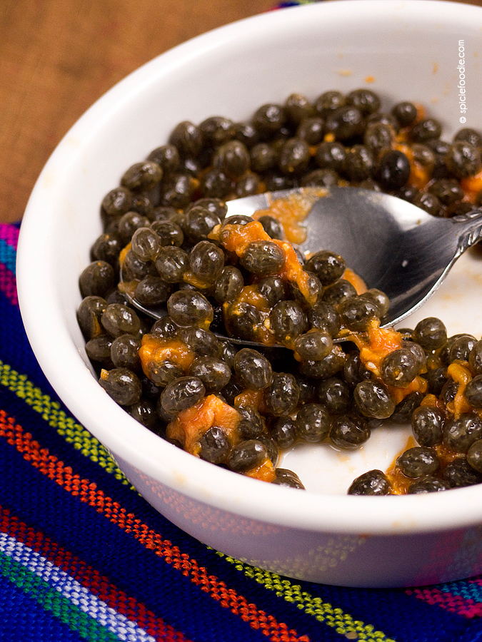 Papaya Seeds, Are They Edible? Find out! | #papaya #mexicanpapaya #fruit