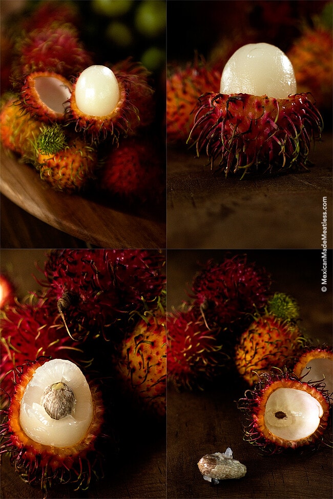 Rambutan fruit grown in Mexico is just as delicious as the ones grown in it's native Asian lands.