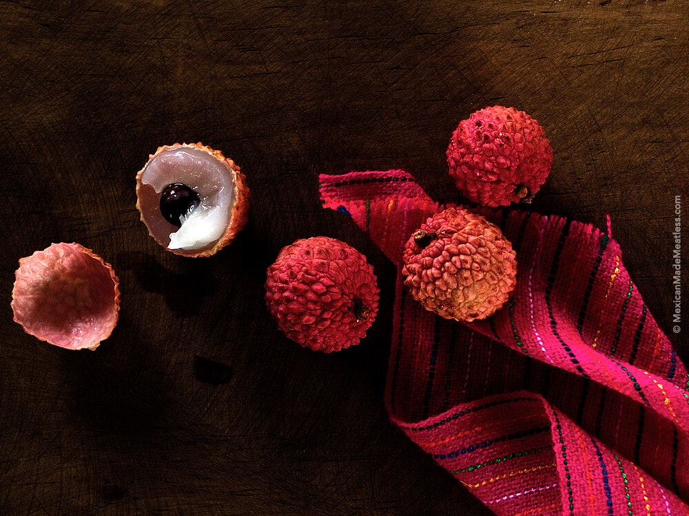 Did you know that lychee fruits are also grown and eaten in Mexico?