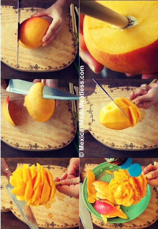 How to Make Mexican Mango Flowers on a Stick