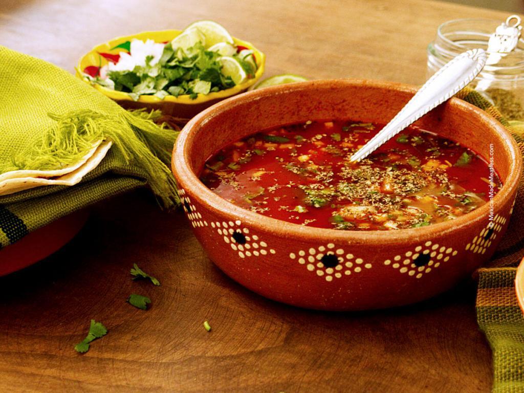 How to make Mexican Menudo | A vegan recipe that everyone will love! #veganmexican #mexicanmenudo #menudo #vegan #mexicanmademeatless #soups #hungoverfoods #videorecipes