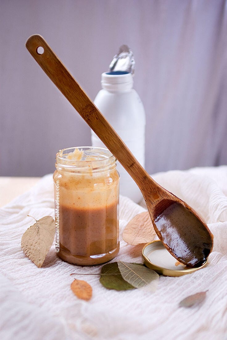How To Make Cajeta (Easy Mexican Dulce De Leche) | Mexican Made Meatless™