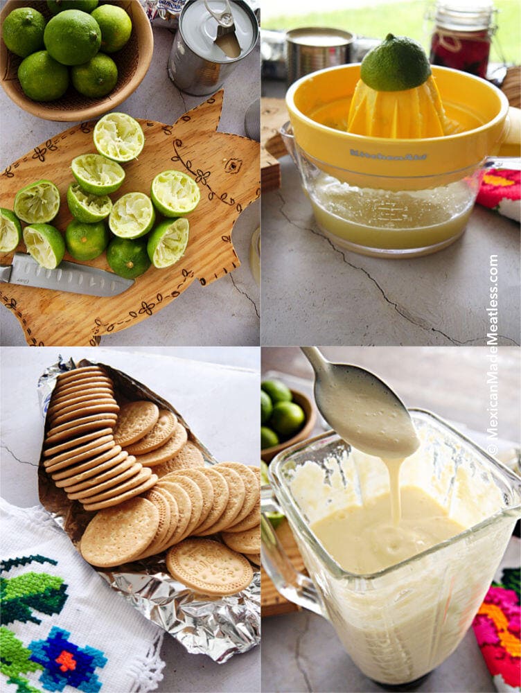 How to Make Mexican Ice Box Lime Cake or Carlota de limon 
