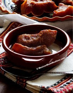 Recipe for Mexican pumpkin dessert