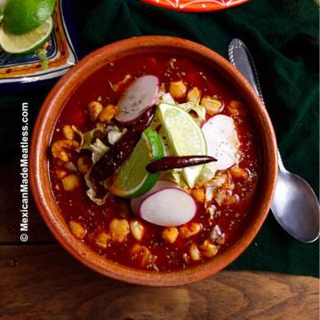 Recipe for Mexican Posole Rojo