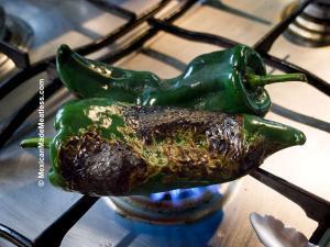 Fire Roasted Poblano Peppers