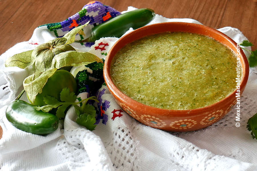 Homemade and Authentic Salsa Verde