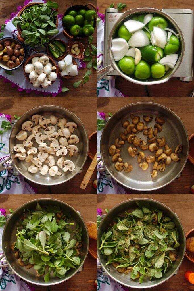 How to Make Mexican Verdolagas (vegan recipe)