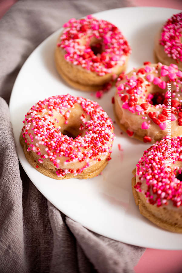 Sprinkled Donuts Baked and Made Vegan