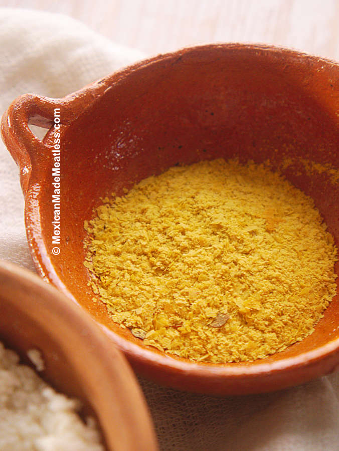 Nooch or nutritional yeast for making cheese