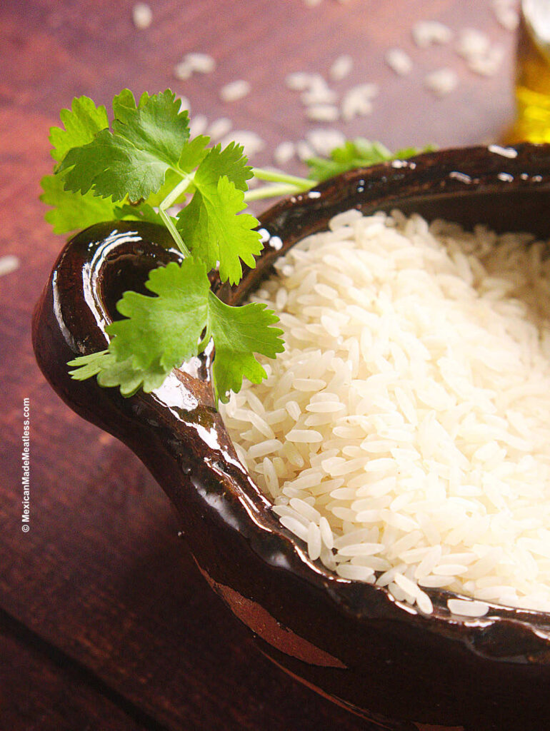 Extra long grain rice to make Mexican arroz rojo.