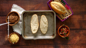 How to make Mexican Molletes