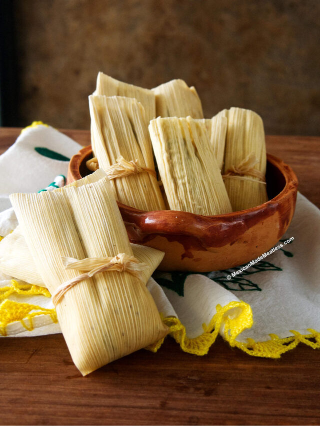 How To Steam Tamales Without A Steamer | Mexican Made Meatless™