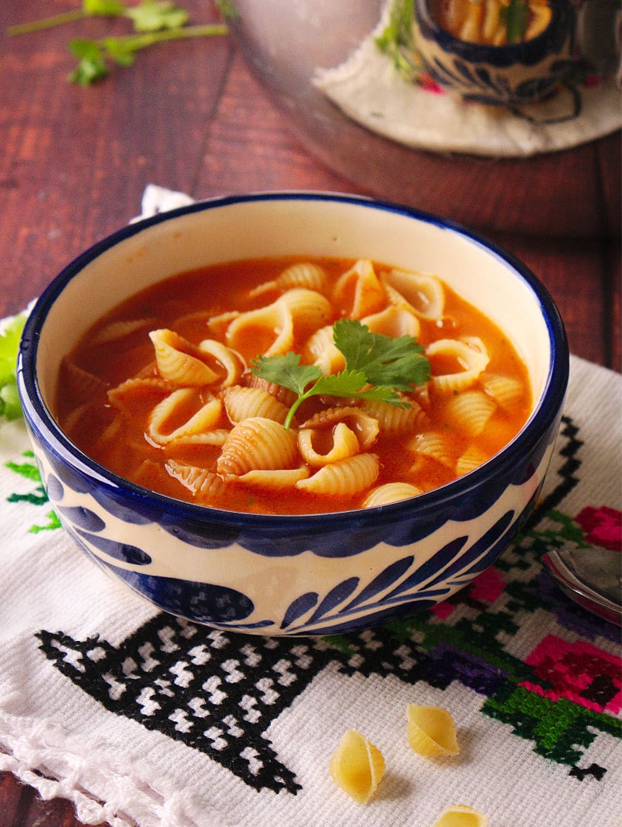 Mexican Shells Soup | Easy Sopa de Conchas