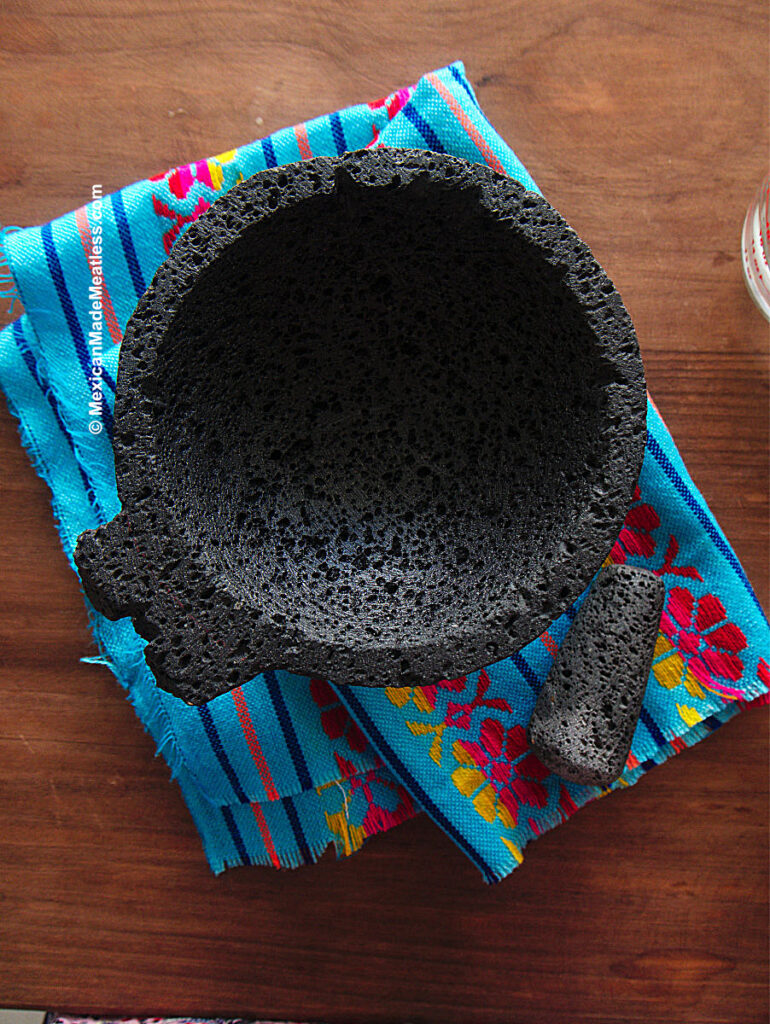 How to Cure a Mexican Molcajete