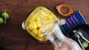 How to Make Agua de Pina in a Blender