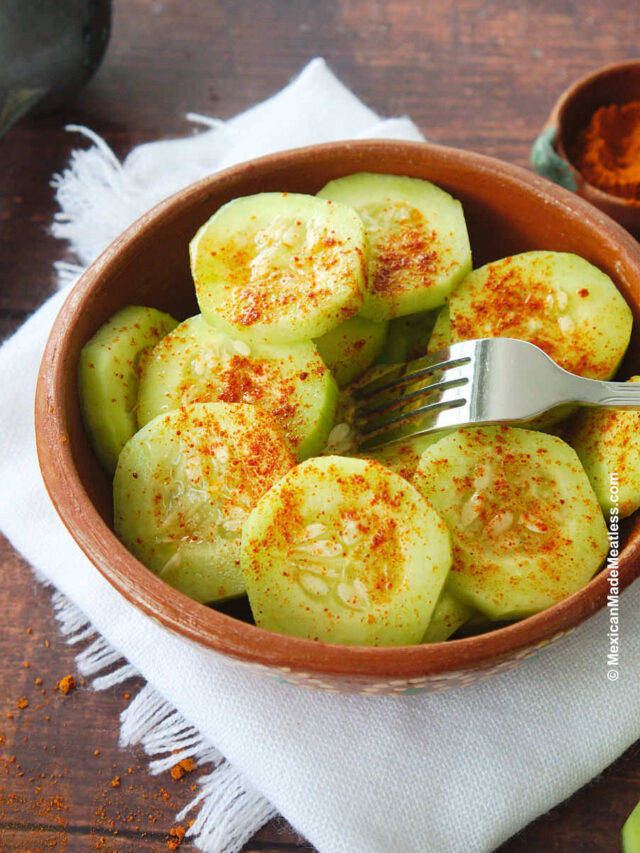 Easy Mexican Cucumber Recipe Snack Made With Chili And Lime Mexican Made Meatless™ 6783