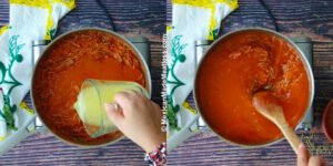 Fideo seco or dry soup from Mexico made with tomato sauce and fideo pasta.
