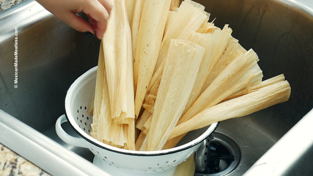 How to Prep Corn Husks for Tamales