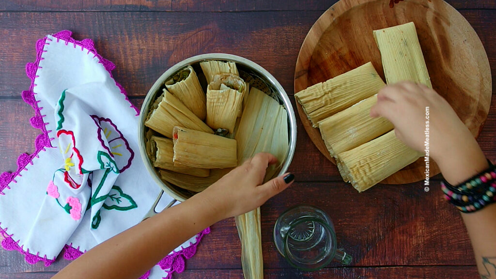 How to Steam Tamales without a Steamer