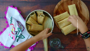 How to Steam Tamales without a Steamer