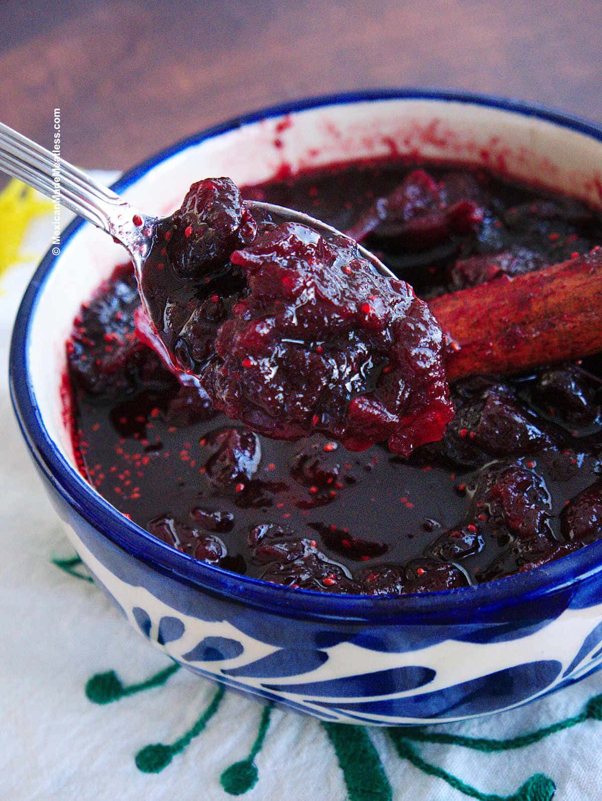 Mexican Cranberry Sauce Recipe | Made with Piloncillo