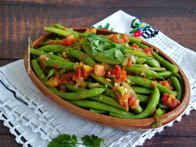 The Easiest Mexican Green Beans | Ejotes A La Mexicana | Mexican Made ...