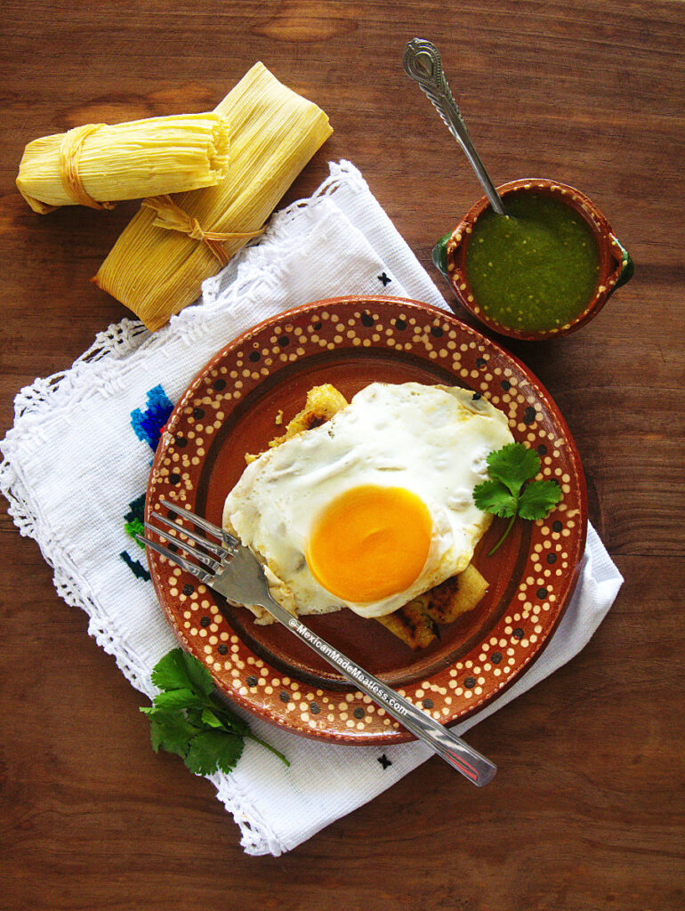 Breakfast Tamales with Eggs