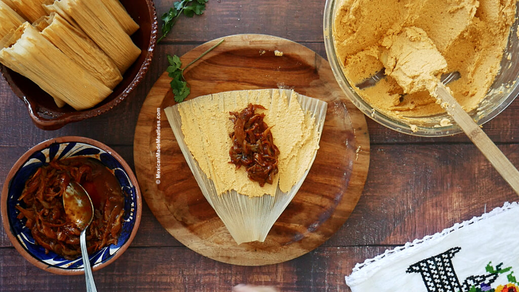Vegan Tamales Recipe for Tamales Rojos