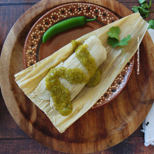 Tamales Verdes Recipe Made Vegan