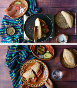 How to Make Mexican tortas de jamon.