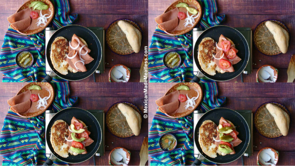 How to Make a Torta de Jamon or Mexican ham sandwich.