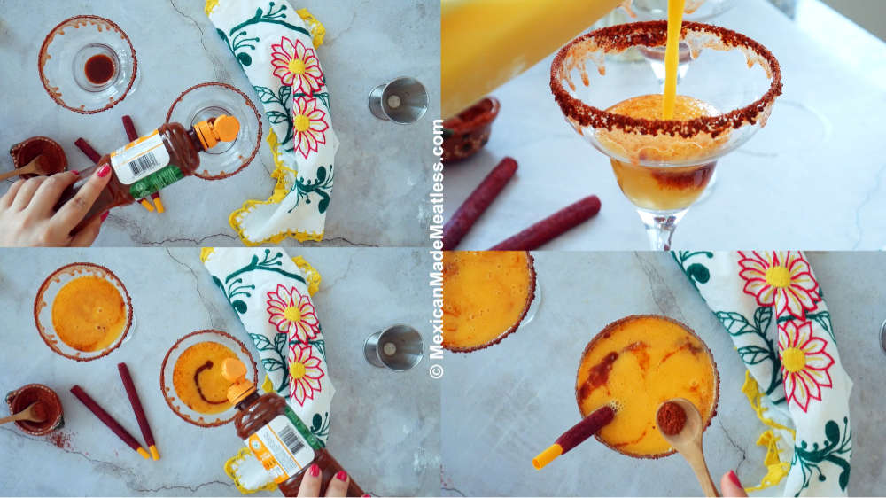 How to make a mango chamoy margarita