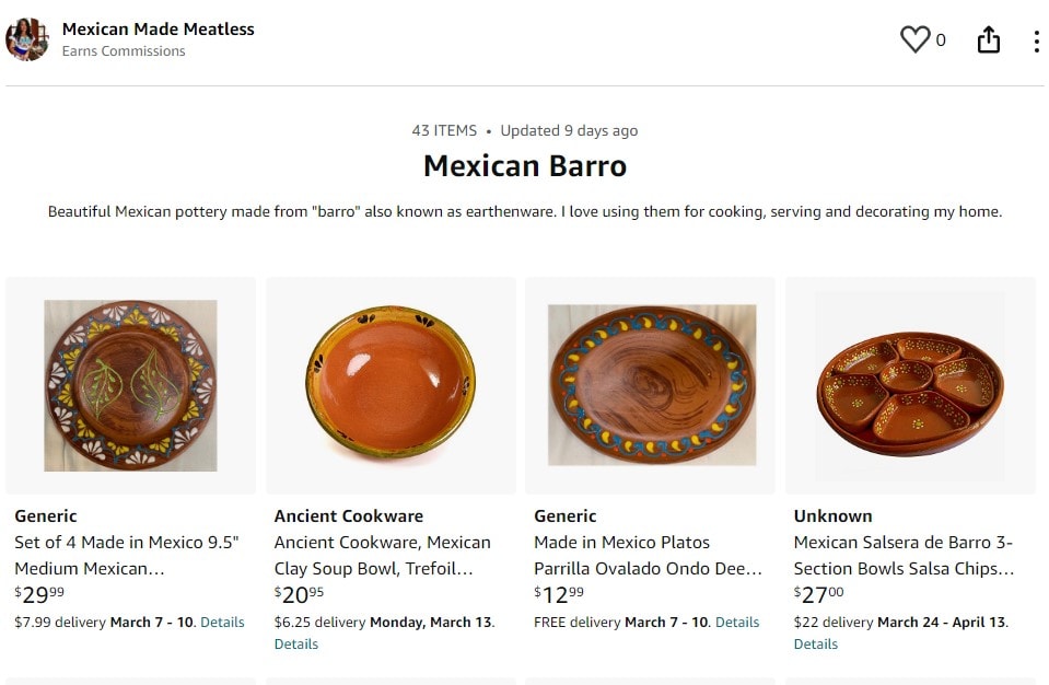 Mexican barro pieces available on my shop.