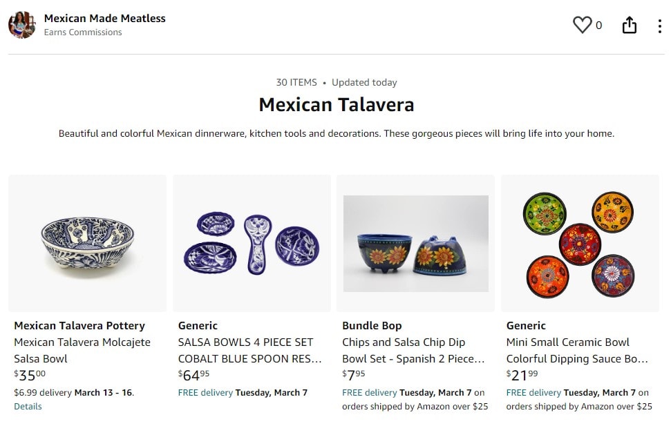 Mexican talavera pieces available in my shop.