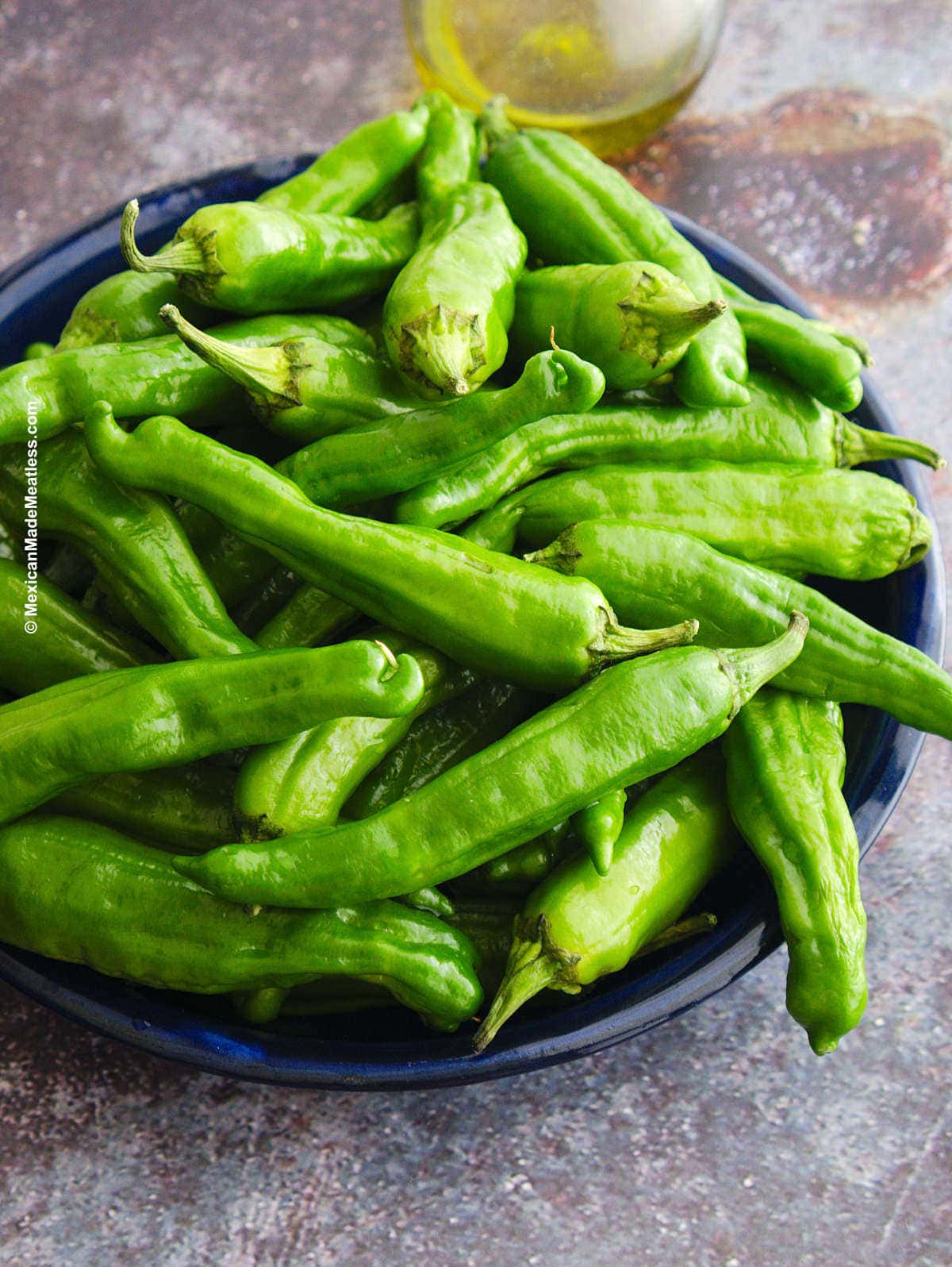 Easy Pan Roasted Shishito Peppers Recipe | Mexican Made Meatless™