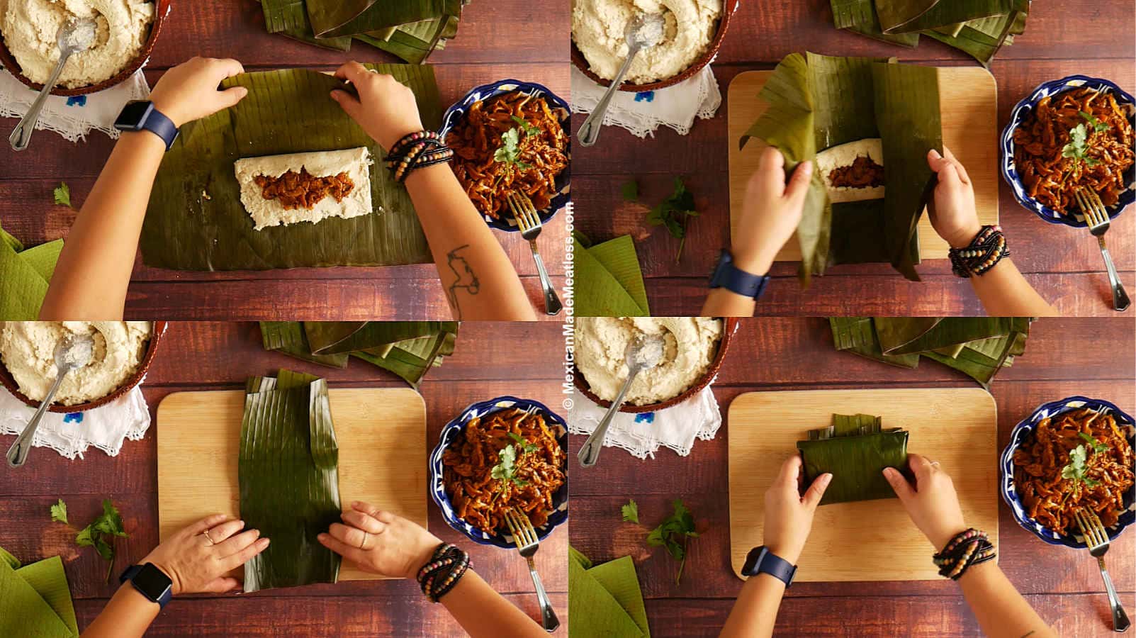 Banana Leaf Tamales Recipe With Cochinita Pibil Filling | Mexican Made ...