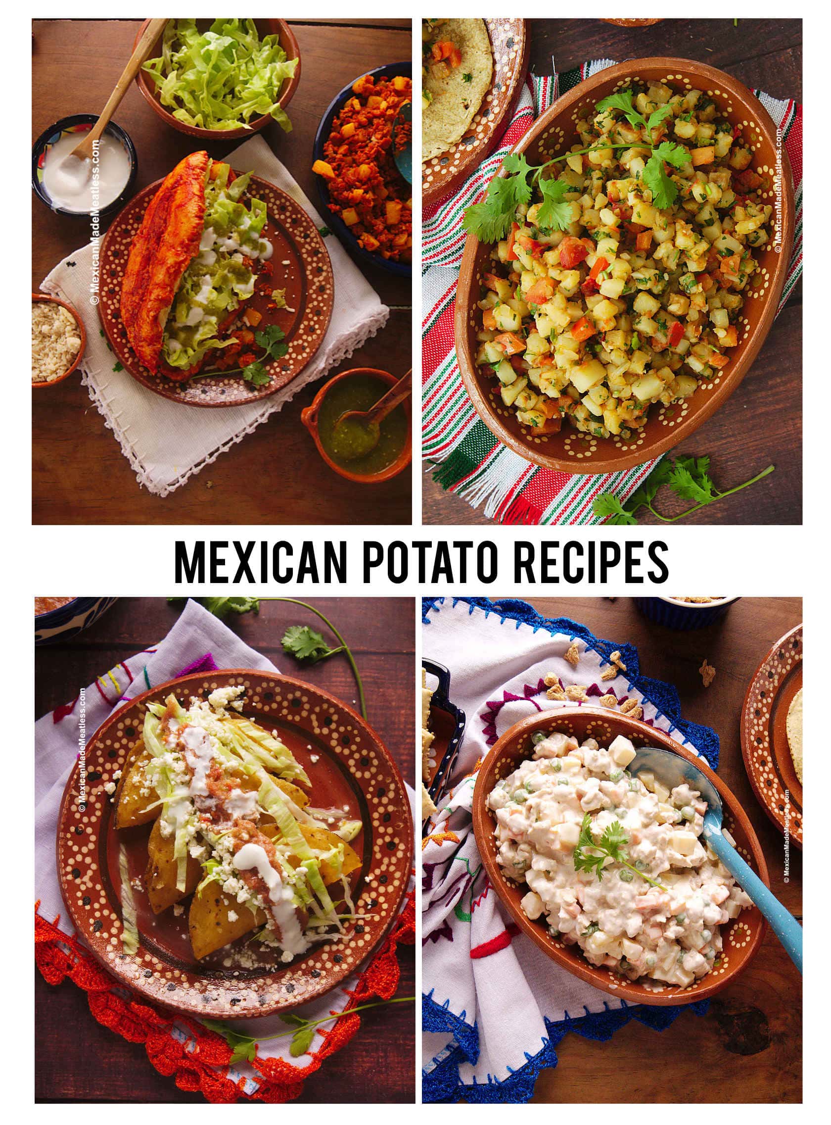 18 Authentic Mexican Recipes with Potatoes