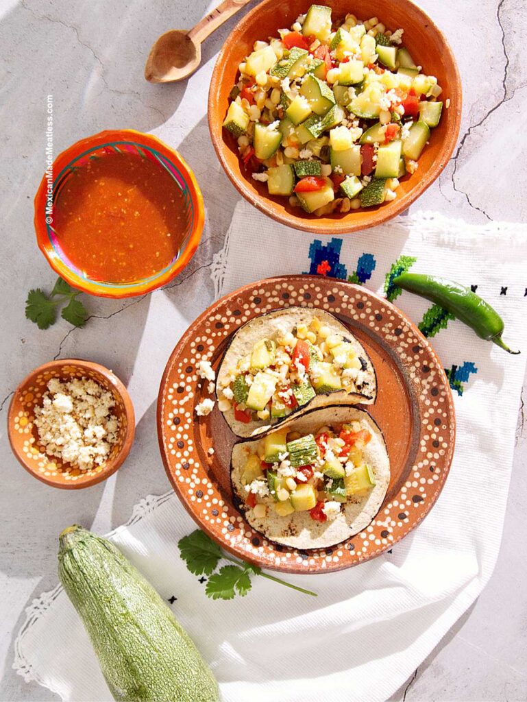 Easy Calabacitas (Mexican Style Zucchini Recipe) | Mexican Made Meatless™