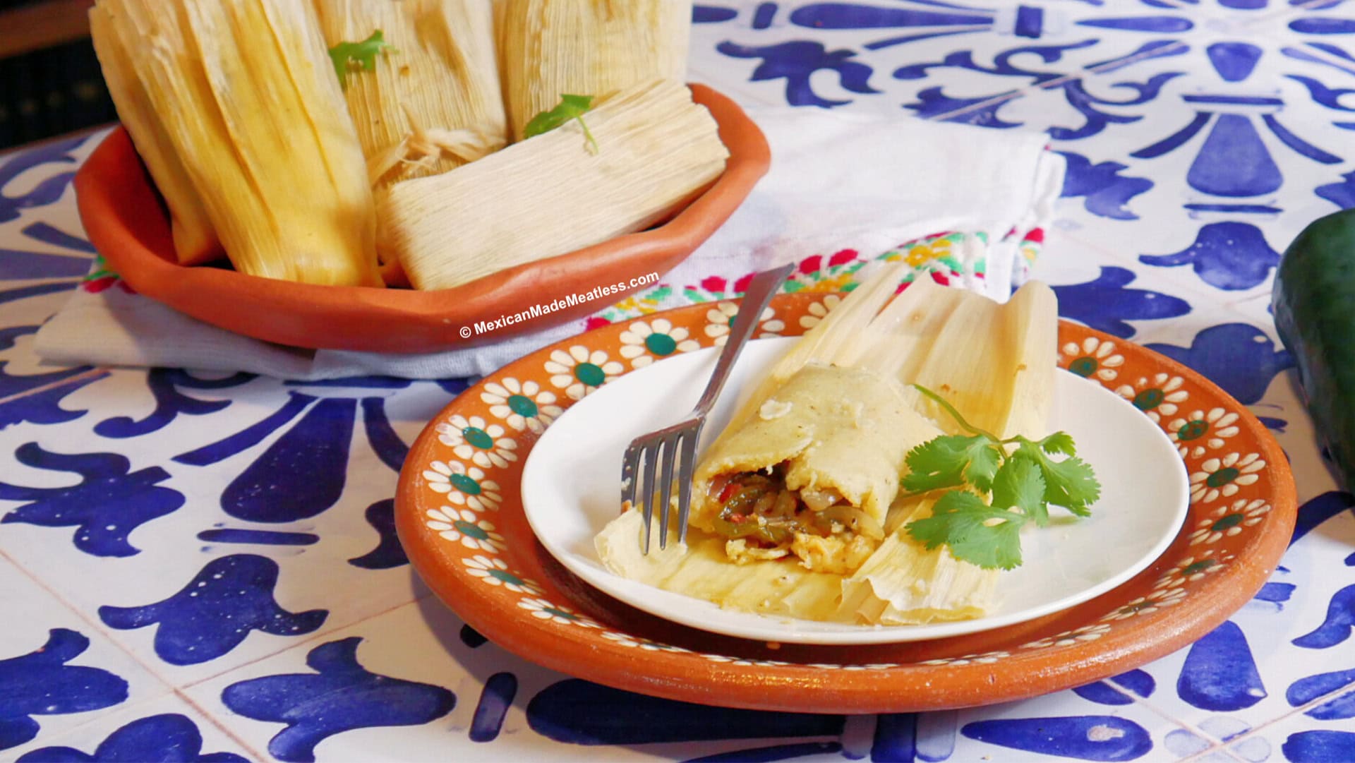 Tamales de Rajas con Queso